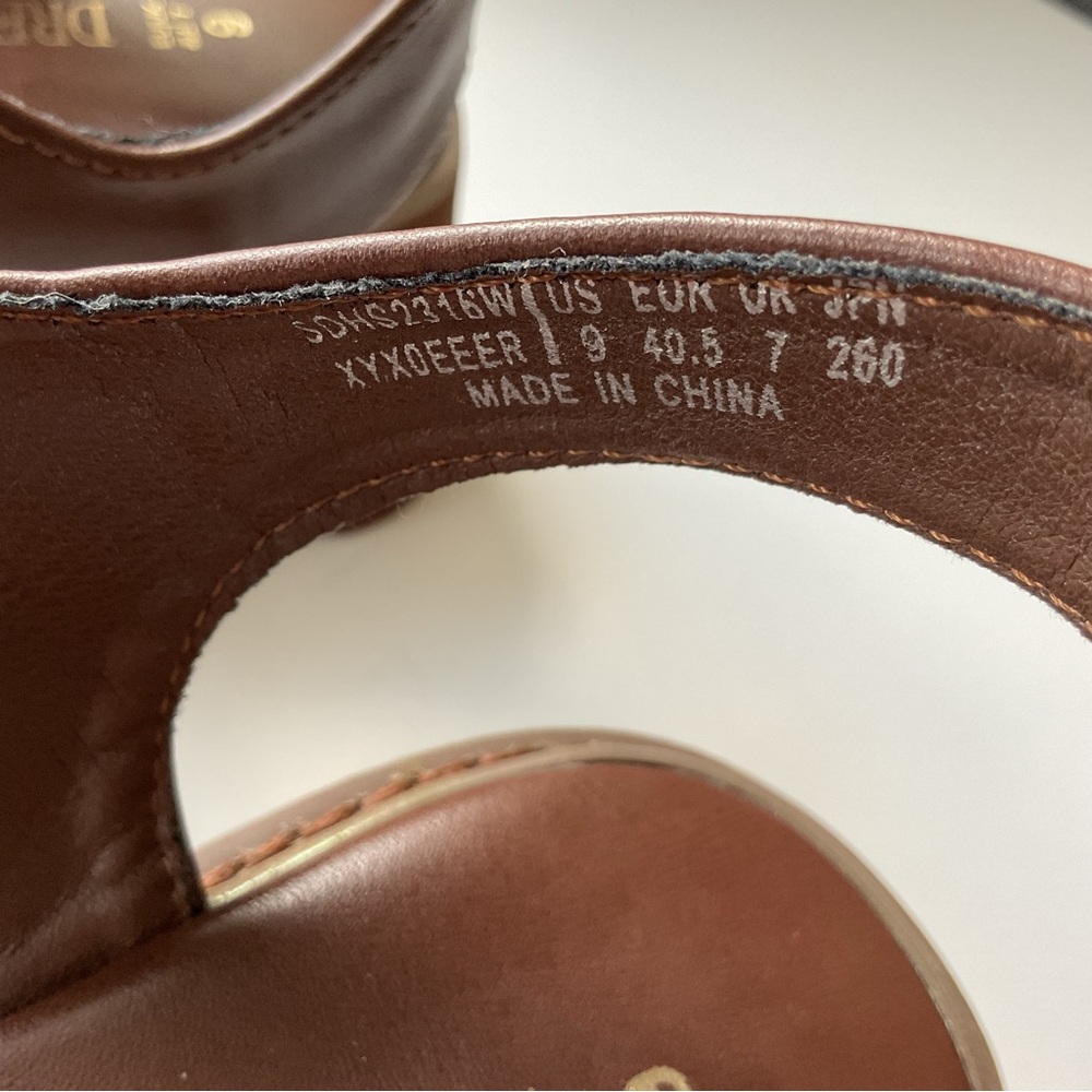 Dream Pairs Brown Platform Ankle-Strap Sandals - Picture 6 of 6